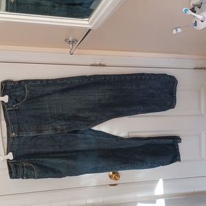 EUC - LEVI'S 559 RELAXED - BIG & TALL DARK WASH JEANS 48X32